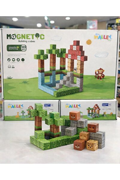 Online 102 Parça Magnetic Building Cubes Manyetik Küpler Manyetik Yapı Blokları