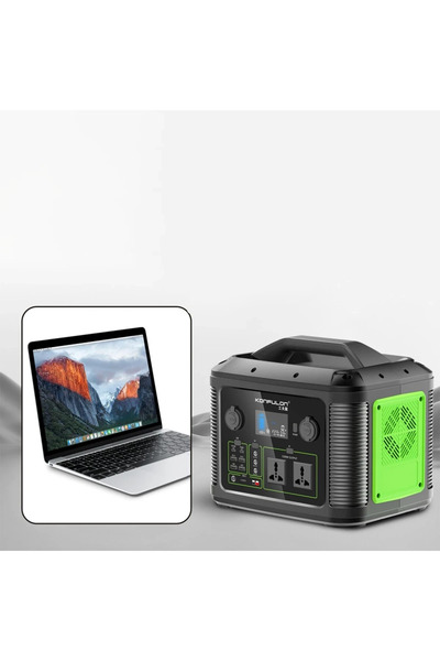 ESF3 Konfulon Cn06 Powerbank 1200W 315.000 Mah Kamp Şarj 60W Pd - Siyah