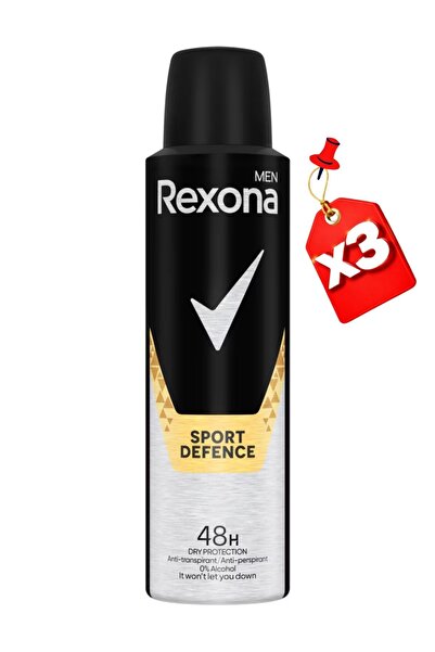 Rexona Deodorant spray Motion Sense pentru bărbați Sport Defence 150 ml x3
