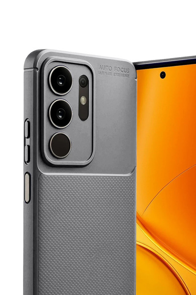 FREEDOM STOREE غطاء كربون فوكس أوتوماتيكي من نيو فايس فيفو Y29 4G - رمادي