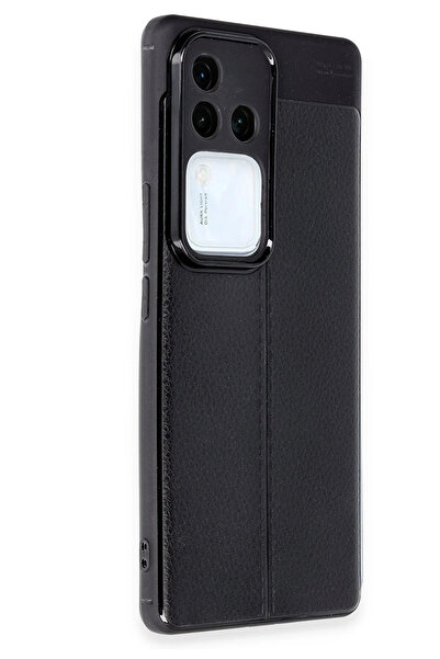 POYRAZ MARKET غطاء Newface Vivo V30 5G للتركيز التلقائي - أسود