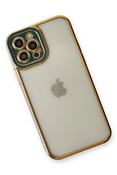 CT STONES حافظة نيو فيس لهاتف ايفون 12 برو من السيليكون - اخضر