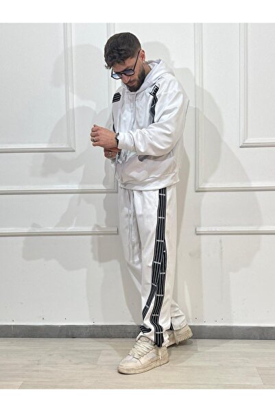 Urban Collection Men's tracksuit with white side stripes