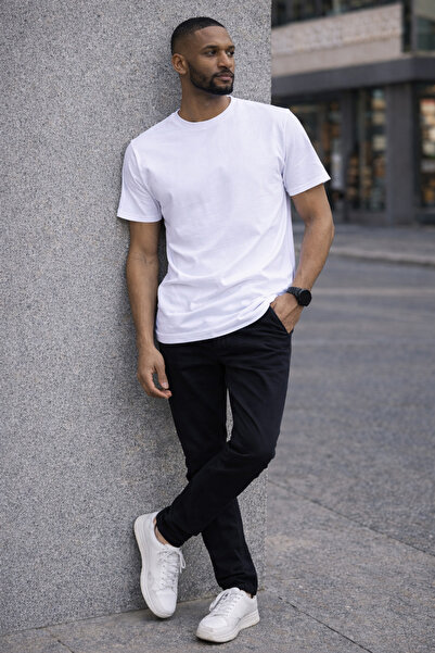 MASTIFF تي شيرت أساسي عادي بأكمام قصيرة