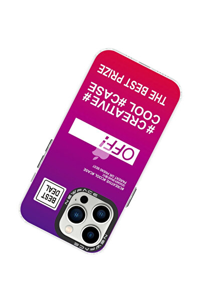 CT STONES غطاء حماية نيو فيس لهاتف ايفون 13 برو ماكس بنمط استوريل - استوريل - 9