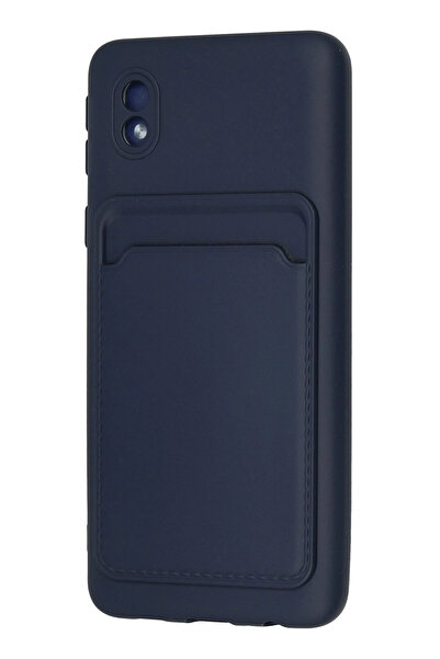 CT STONES Newface Samsung Galaxy A01 Core Case سيليكون مع بطاقة عمل كلفن - أز...