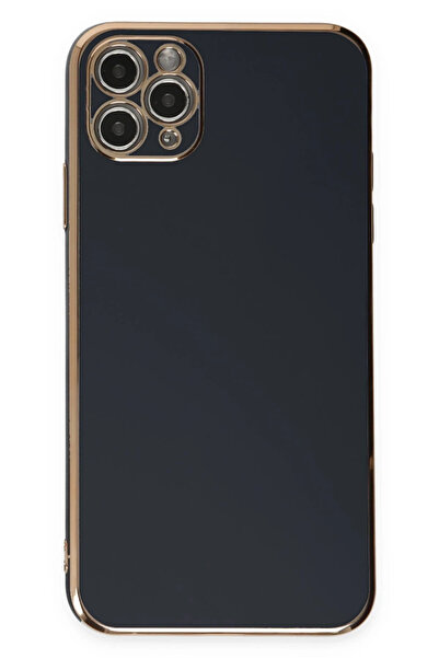 CT STONES نيوفيس حافظة آيفون 11 برو ماكس سيليكون - أسود