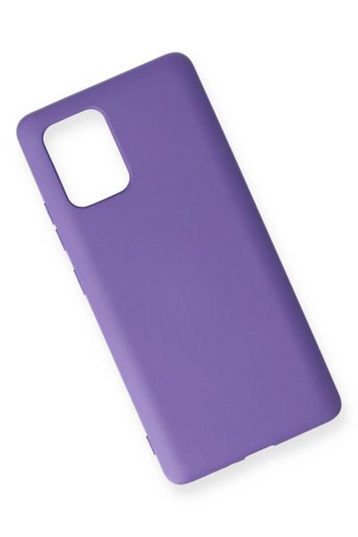 CT STONES حافظة نيو فيس لهاتف سامسونج جالاكسي A91 / S10 لايت نانو مخمل داخلي ...