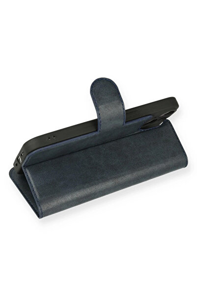 ZEMİRA HOME حافظة Newface لهاتف آيفون 14 تريند S بلس - أزرق داكن