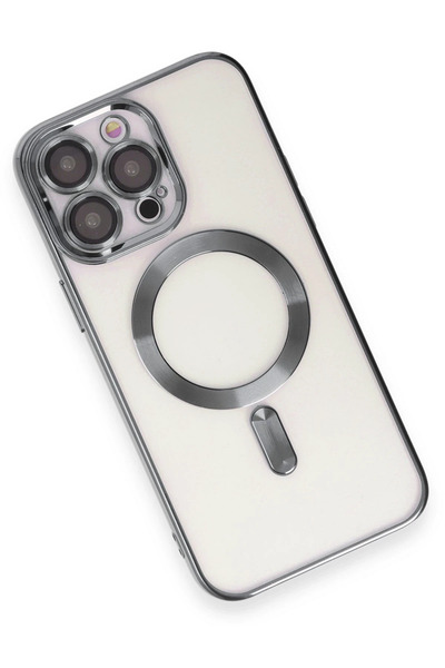 CT STONES حافظة Newface لهاتف آيفون 15 برو ماكس كروس ماجنيتي سيف - رمادي تيتا...