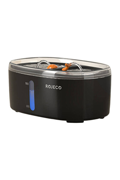 ROJECO RYSJ-09 Πηγή νερού για κατοικίδια, χωρητικότητα 2,5 λίτρα, μαύρο