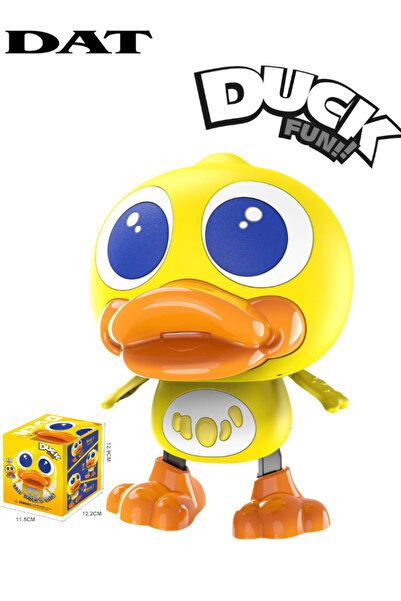 DAT Dancing Duck Toy with Music, Auto Switchable 2 Forms & Walking Action – C...