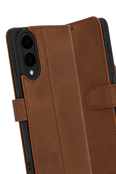 Nyx Giyim حافظة نيو فايس سامسونج جالاكسي إس 25 إيدج تريند إس بلس - تان