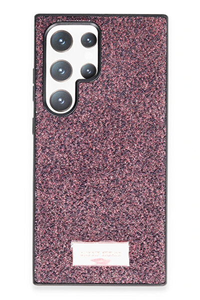 CT STONES غطاء سامسونج جالاكسي S24 الترا برايت لامع من ون جيف - بنفسجي غامق