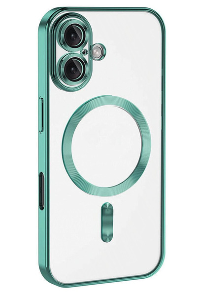 CT STONES حافظة Newface لهاتف iPhone 16 Kross Magneticsafe - تركواز