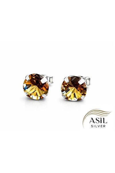 ASİL SİLVER ONLİNE 5 mm Yuvarlak Zultanit Taşlı 925 Ayar Gümüş Unisex Tek Taş...