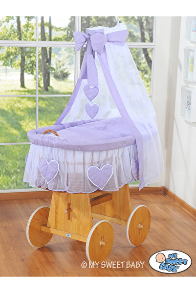 Other Coș Moise cu baldachin - Amelie violet