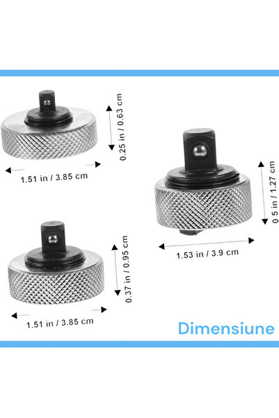 OEM Set 3 bucati chei cu clichet reversibil, dimensiuni 1/2, 3/8, 1/4, pentru...