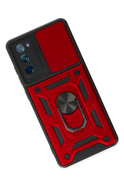 POYRAZ MARKET حافظة Newface لهاتف Samsung Galaxy S20 Fe من السيليكون مع حلقة ...