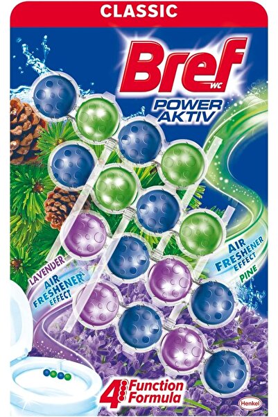 BRF UsulcanMarketplace Bref Power Active Çam ve Lavanta Kokulu 4'lü Klozet Bl...