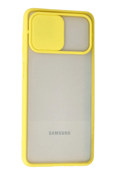 ykavm حافظة هاتف سامسونج جالاكسي A12 من نيو فيس، كاميرا منزلقة من السيليكون -...