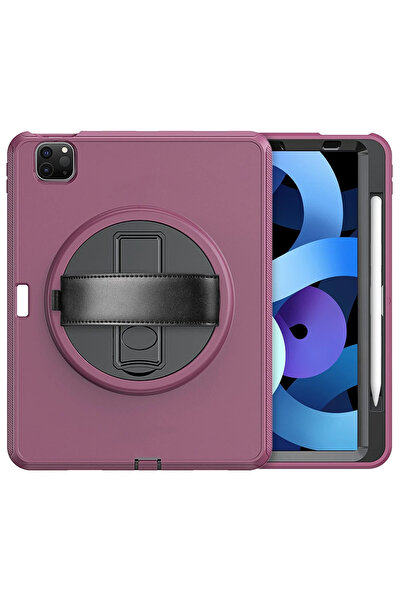 MAXDORA حافظة تابلت Newface Ipad Pro 11 (2018) بحزام يدوي - أرجواني