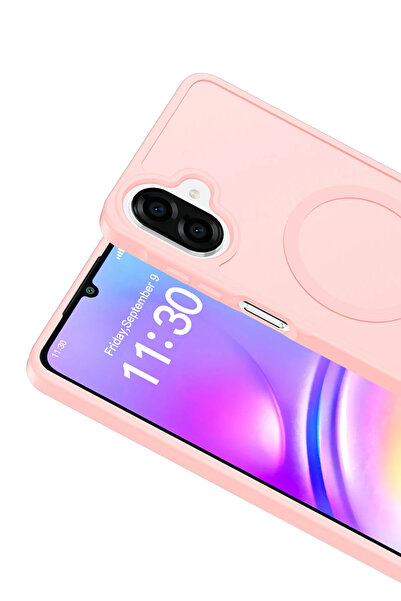 POYRAZ MARKET غطاء جوكو سامسونج جالاكسي A07 4G جوتا ماج سيف - بودرة