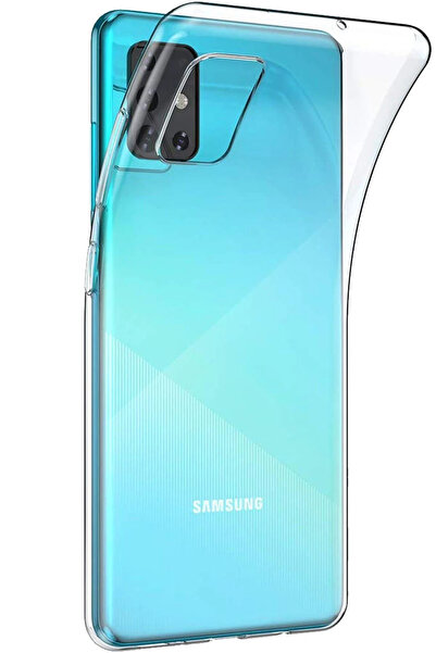 POYRAZ MARKET جراب Newface لهاتف سامسونج جالاكسي A51 مصنوع من السيليكون الشفا...