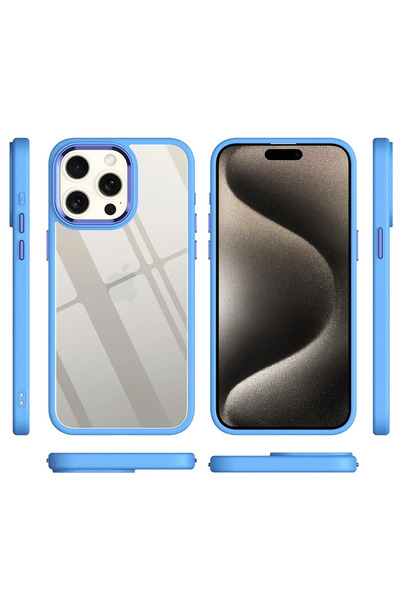 FREEDOM STOREE حافظة نيو فايس آيفون 15 برو ماكس باور سيليكون - أرجواني