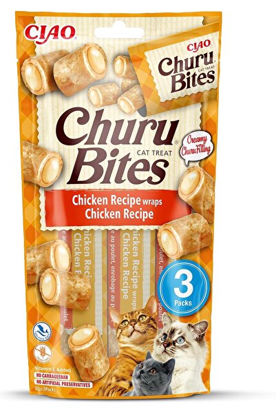 BRF PazarDunyasi INABA Churu Bites - Kedi elinizden beslenmek için davranır -...