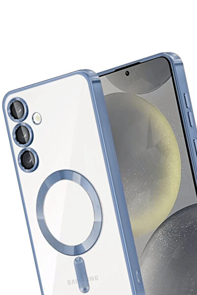 FREEDOM STOREE غطاء نيو فيس سامسونج جالاكسي A17 5G كروس ماجنيتيك سيف - أزرق س...