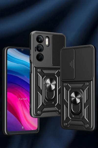 FREEDOM STOREE حافظة Newface Realme C75 4G من السيليكون مع حلقة عدسة Pars - أ...