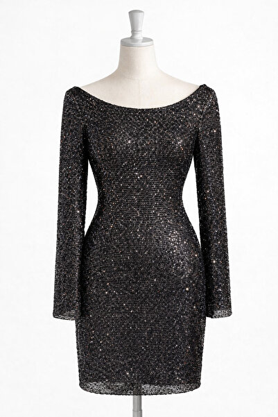 Paw Garage Γυναικείο φόρεμα με επένδυση από παγιέτες και στρας