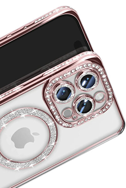 POYRAZ MARKET حافظة نيو فيس آيفون 16 برو ماكس جوكي سيملي ماجنيتيكس سيف - وردي