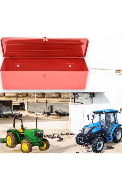 OEM Cutie depozitare tractor scule,masini agricole, material rezistent L42x13x12 cm,rosu