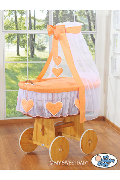 Other Coș Moise cu baldachin - Amelie piersică