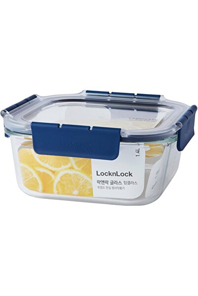 locknlock Top Class Heat Resistant Square Glass Storage Container from Glass....