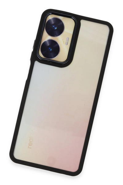 No 35 غطاء حماية نيو فيس ريلمي C55 - أسود