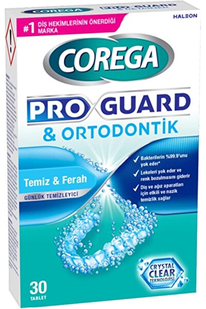 BRF PazarDunyasi Corega Proguard & Retainer 30'lu Protez Temizleme Tableti 11...