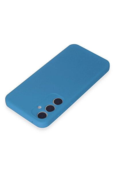 Kazan Hobi حافظة سامسونج جالاكسي A55 5G من نيو فيس سيليكون أول - أزرق