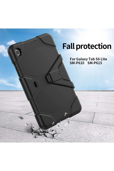 Ş&A BOUTIQE غطاء حماية لجهاز سامسونج جالاكسي T500 Tab A7 10.4 من نيو فيس - أسود