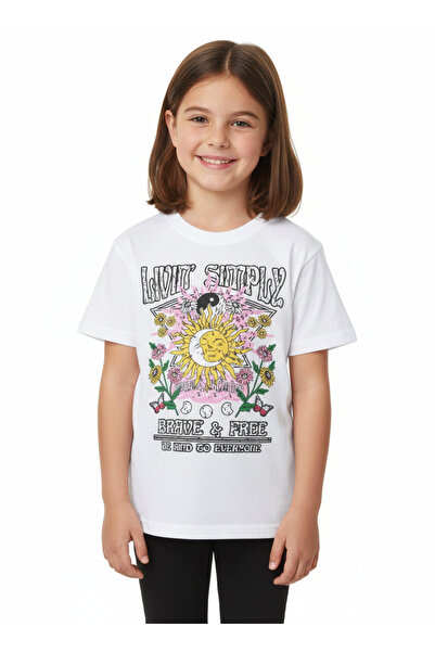 Bonbelle تي شيرت بأكمام قصيرة وملمس ناعم مطبوع عليه شخصيات للفتيات/الفتيان