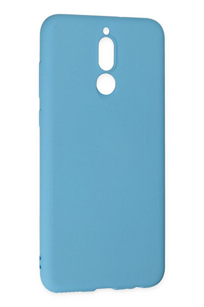 Kazan Hobi حافظة نيو فيس هواوي ميت 10 لايت نانو مخملية من الداخل سيليكون - أزرق