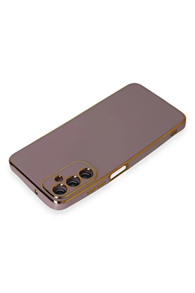 FREEDOM STOREE حافظة نيو فيس لهاتف سامسونج جالاكسي A05S من السيليكون - بنفسجي