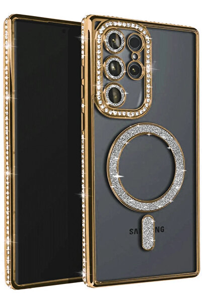 ASLPRL Ultra Joke Simli Magneticsafe Kılıf - Gold