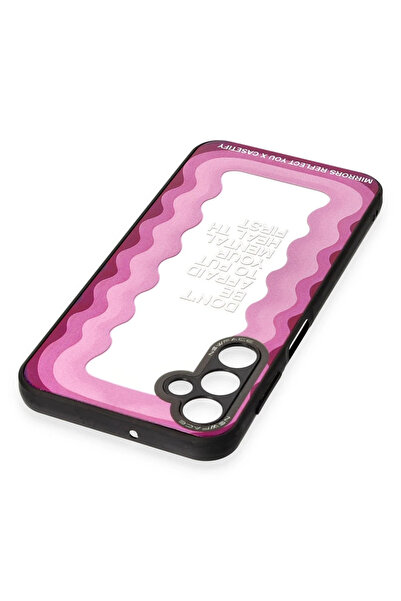 FREEDOM STOREE غطاء حماية نيو فيس لهاتف سامسونج جالاكسي A14 4G بنمط مرآة - مر...