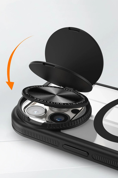 çınar toptan ticaret Newface iPhone 15 Pro Max Kılıf Teleskop Lens Magsafe Si...