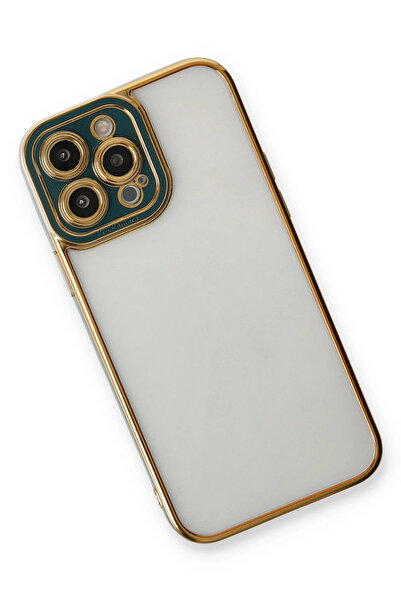 POYRAZ MARKET حافظة نيو فايس لهاتف ايفون 14 برو من السيليكون - لون أخضر