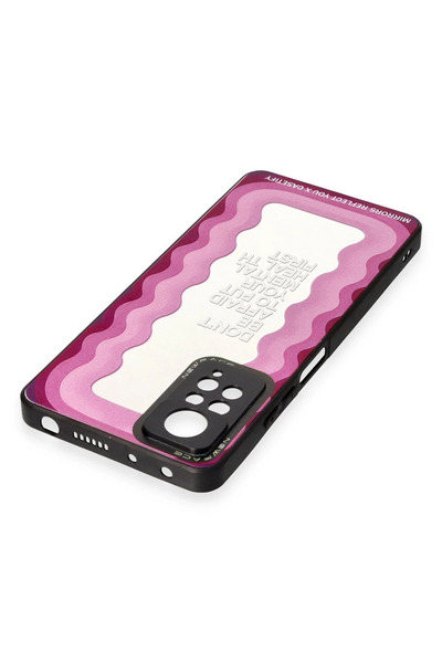 MKR غطاء حماية نيو فيس لهاتف Xiaomi Redmi Note 11 Pro بنمط مرآة - مرآة - 11