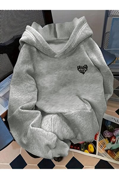 Deocept Unisex Printed Hooded Kangaroo Pocket Comfortable Fit Oversized Cut S...